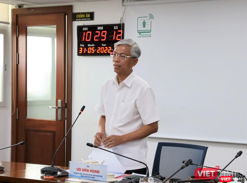 Phó Chủ tịch UBND TP.HCM Võ Văn Hoan. Ảnh: MT Phó Chủ tịch UBND TP.HCM Võ Văn Hoan. Ảnh: MT