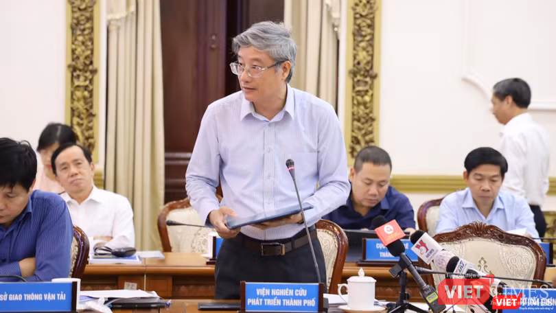 Ông Phạm Bình An, phó Viện trưởng Viện Nghiên cứu Phát triển TP.HCM