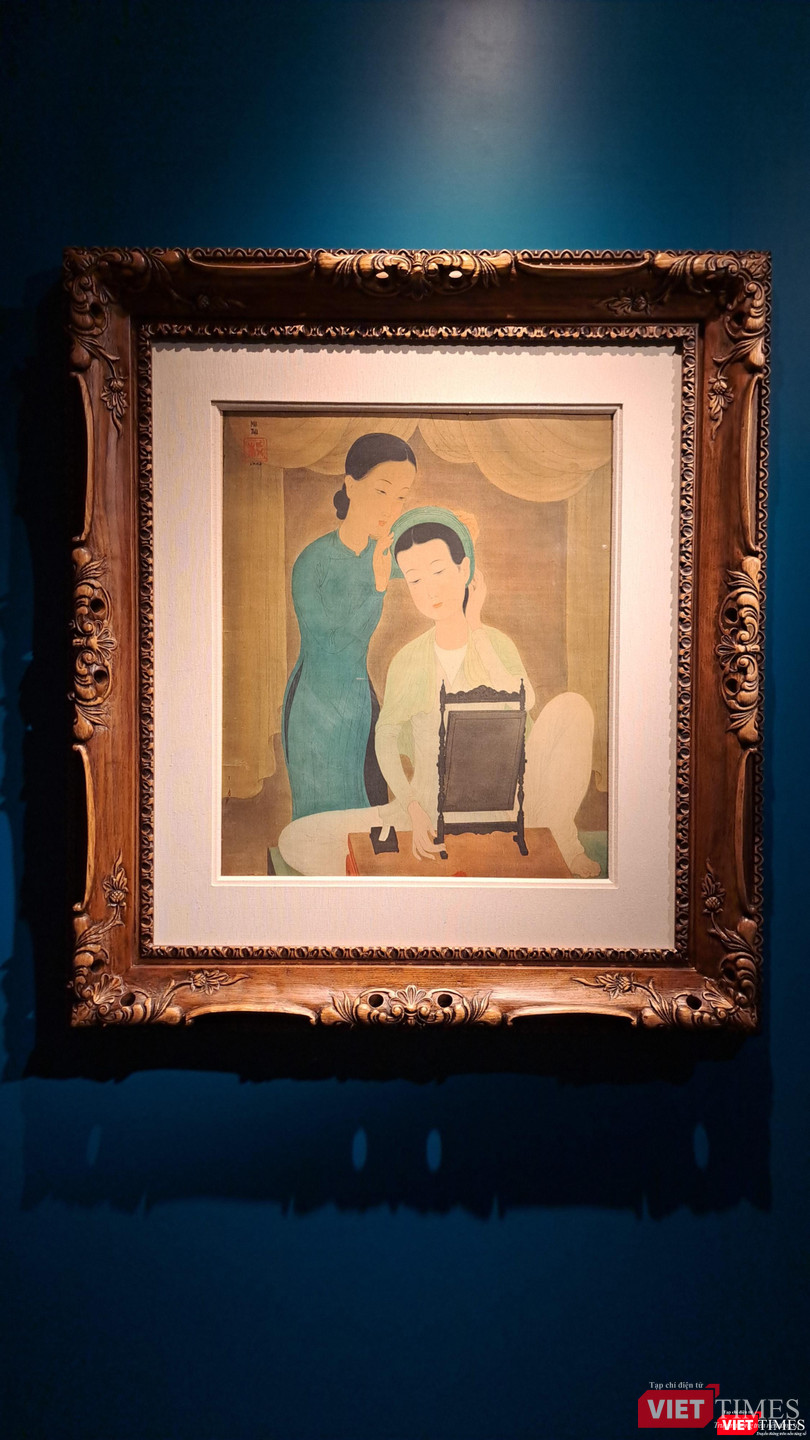 Mai Trung Thứ - Thiếu nữ soi gương. Ảnh: Hòa Bình