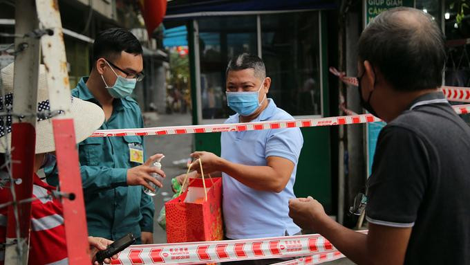 Phong toả khu dân cư hẻm 168 Nguyễn Cư Trinh, quận 1