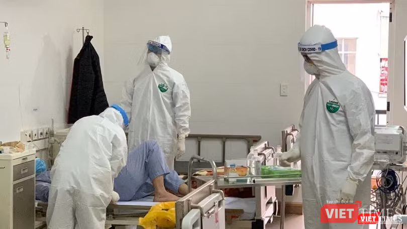 Bệnh viện Dã chiến Hải Dương chuyên điều trị COVID-19 (Ảnh: BYT)