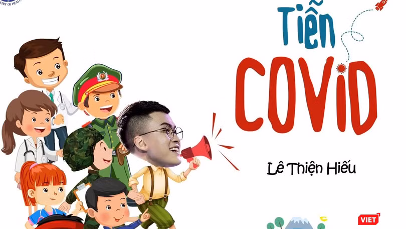 Ca khúc "Tiễn COVID" vừa ra mắt đã gây sốt (Ảnh bìa clip) 