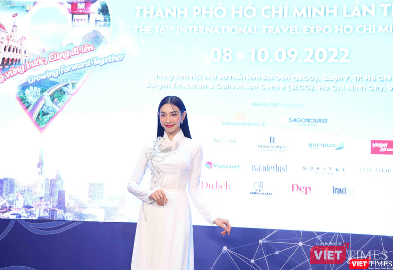 Hoa hậu Hòa bình Quốc tế 2021 Nguyễn Thúc Thùy Tiên trở thành Đại sứ truyền thông của Hội chợ Du lịch Quốc tế Thành phố Hồ Chí Minh 2022