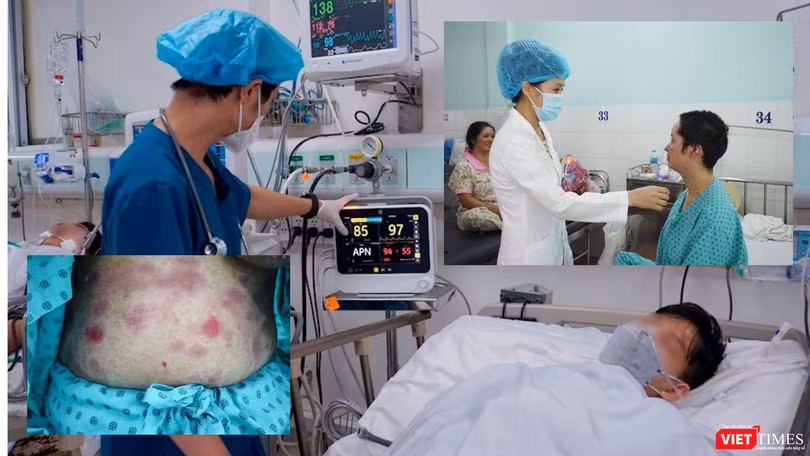 Bệnh nhân cấp cứu vì lạm dụng thực phẩm chức năng. Ảnh: MT