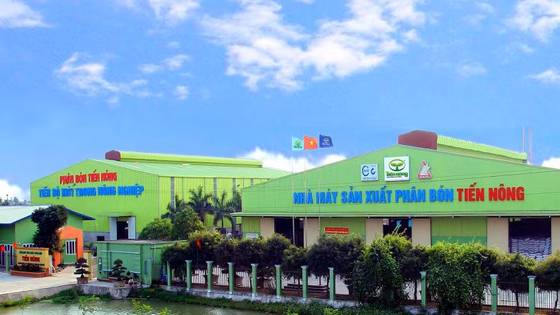 Nhà máy sản xuất phân bón Tiến Nông (Nguồn: tiennong.vn)