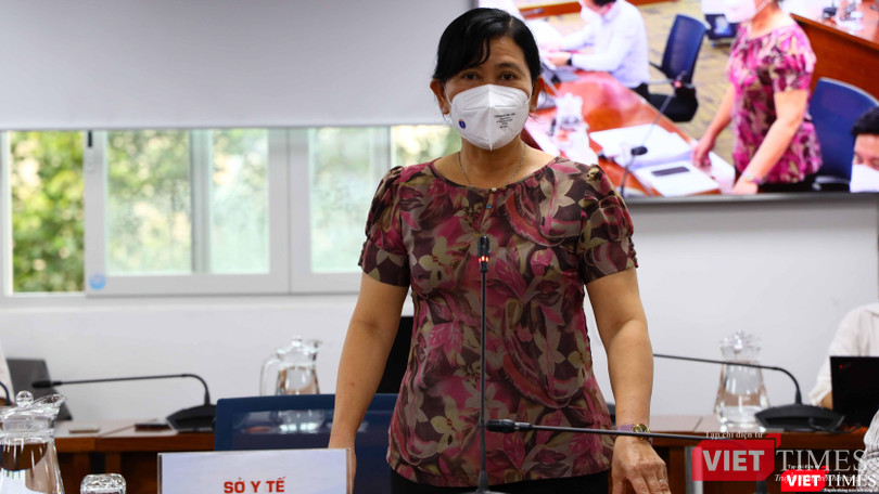 Chánh Văn phòng Sở Y tế TP.HCM, BS Nguyễn Thị Huỳnh Mai. Ảnh: Linh Nhi