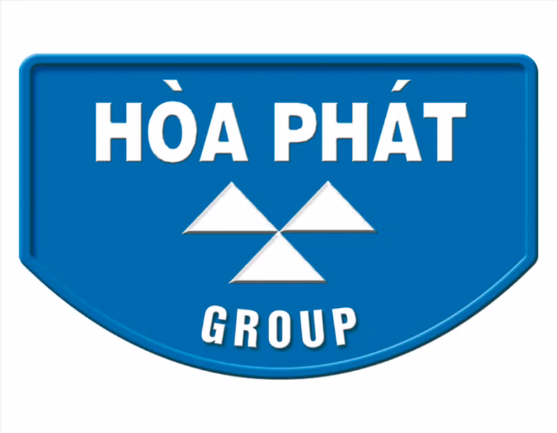 Logo và slogan trước đây của Hòa Phát.