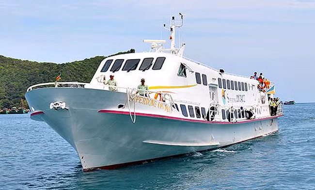 Một chuyến tàu của Công ty cổ phần Tàu cao tốc Superdong – Kiên Giang (HoSE: SKG). (Ảnh: Internet)