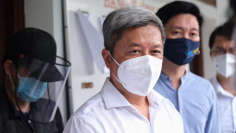 Thứ trưởng Bộ Y tế Nguyễn Trường Sơn – Trưởng Bộ phận thường trực đặc biệt của Bộ Y tế tại TP.HCM. Ảnh: Phạm Thắng Thứ trưởng Bộ Y tế Nguyễn Trường Sơn – Trưởng Bộ phận thường trực đặc biệt của Bộ Y tế tại TP.HCM. Ảnh: Phạm Thắng