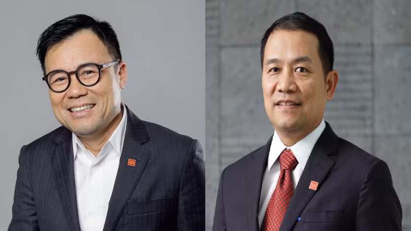 Ông Nguyễn Duy Hưng (trái) và ông Nguyễn Hồng Nam (Nguồn: SSI)