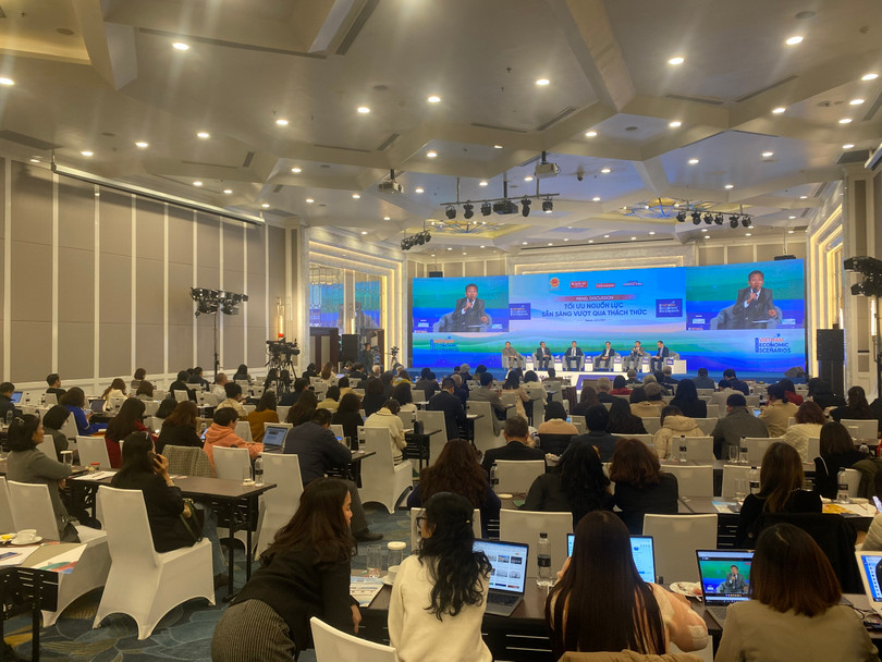 Toàn cảnh diễn đàn "Kịch bản Kinh tế Việt Nam: Tối ưu nguồn lực, vượt qua thách thức"