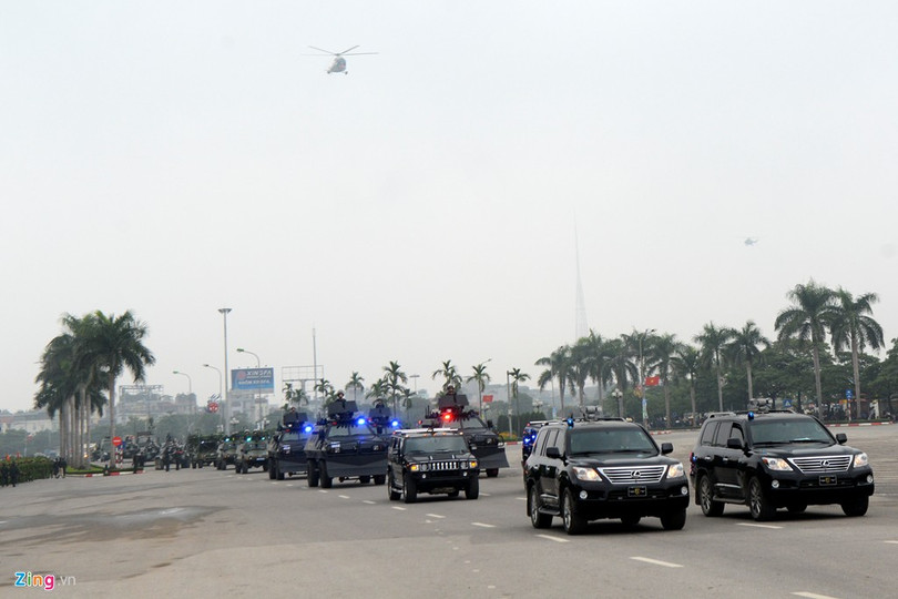 Buổi sơ duyệt có khoảng 5.200 cán bộ, chiến sĩ lực lượng vũ trang,125 ôtô, môtô đặc chủng và trực thăng, khoảng 100 ôtô chở quân của nhiều đơn vị vũ trang khác nhau trong ngành Công an cùng sự phối hợp của Bộ Tư lệnh Thủ đô.