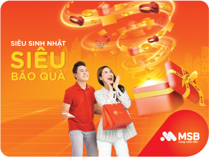 MSB mang đến nhiều quà tặng giá trị cho khách hàng nhân dịp kỷ niệm 30 năm thành lập. Thông tin chi tiết về chương trình, truy cập tại đây , liên hệ hotline 24/7: 1800599999 (miễn phí)/(024) 3944 5566 hoặc các chi nhánh, phòng giao dịch của MSB trên toàn quốc. Ảnh: MSB