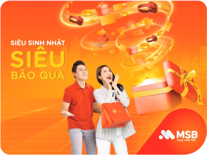 MSB mang đến nhiều quà tặng giá trị cho khách hàng nhân dịp kỷ niệm 30 năm thành lập. Thông tin chi tiết về chương trình, truy cập tại đây , liên hệ hotline 24/7: 1800599999 (miễn phí)/(024) 3944 5566 hoặc các chi nhánh, phòng giao dịch của MSB trên toàn quốc. Ảnh: MSB