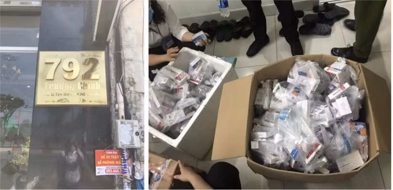 Trước đó, TP.HCM vừa phát hiện xử lý "Viện Thẩm mỹ 792 C-R” hoạt động không phép trên địa bàn quận Tân Bình (Ảnh: SYT)