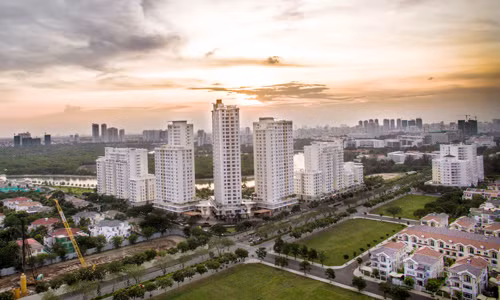 Thị trường bất động sản phía Nam TP HCM. Ảnh: Lucas Nguyễn