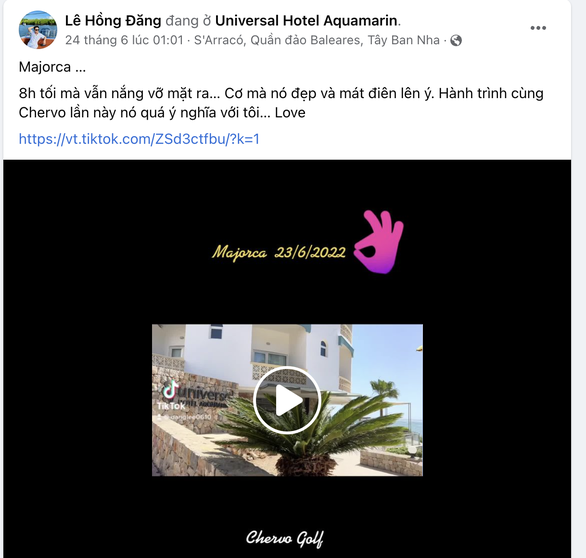 Trang cá nhân có tích xanh của Hồng Đăng đã không còn truy cập được Trang cá nhân có tích xanh của Hồng Đăng đã không còn truy cập được