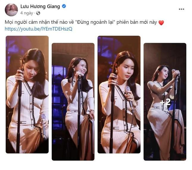 Lưu Hương Giang đã xóa phần tag tên Hồ Hoài Anh