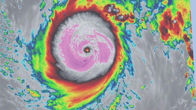 siêu bão NEPARTAK hình thành trên vùng biển đông bắc đảo Luzon (Philippines) với gió mạnh nhất gần tâm bão đạt cấp 17 (khoảng 200 - 220km/giờ).