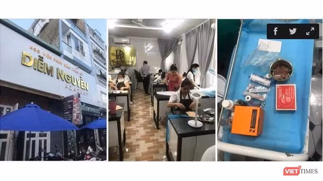 TP.HCM nở rộ các cơ sở thẩm mỹ trái phép, hoạt động "chui" (Ảnh: SYT TP.HCM) 