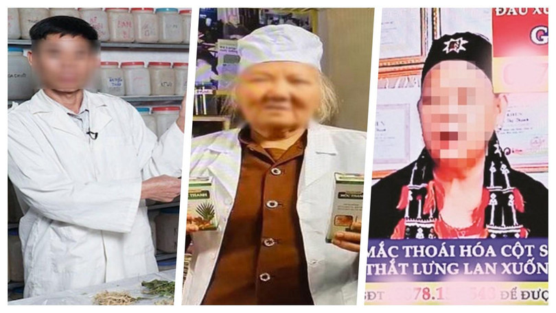 Rất cần có chế tài xử nghiêm các "thần y” trên mạng xã hội, tự xưng “nhà tôi 3 đời" dẫn đến nhiều bệnh nhân nguy kịch (Ảnh: Hoà Bình ghép)