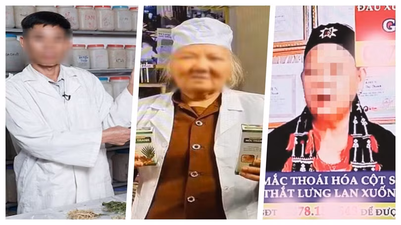 Rất cần có chế tài xử nghiêm các "thần y” trên mạng xã hội, tự xưng “nhà tôi 3 đời" dẫn đến nhiều bệnh nhân nguy kịch (Ảnh: Hoà Bình ghép)