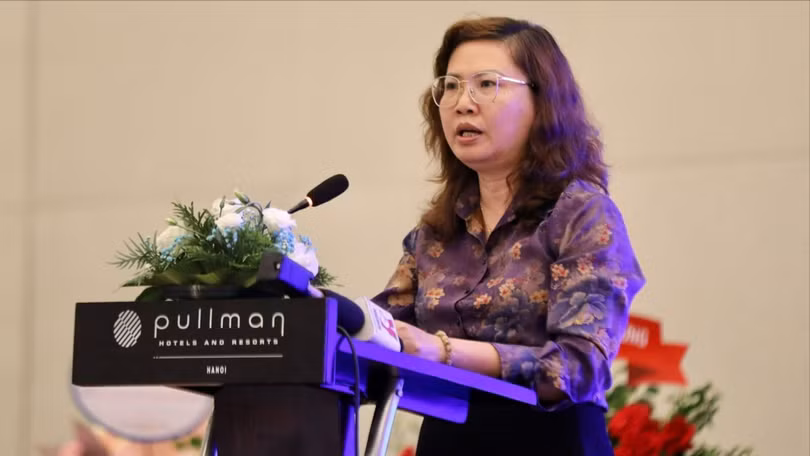 Bà Vũ Thị Chân Phương - Chủ tịch Ủy ban Chứng khoán Nhà nước