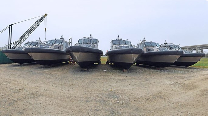 Tàu tuần tra hãng Mỹ đóng cho Việt Nam đang chạy thử ảnh 1