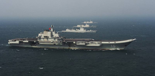 Trung Quốc sẽ phải tốn nhiều thời gian và tiền của mới có thể xây dựng được các cụm tàu sân bay chiến đấu toàn cầu. Ảnh:Xinhua