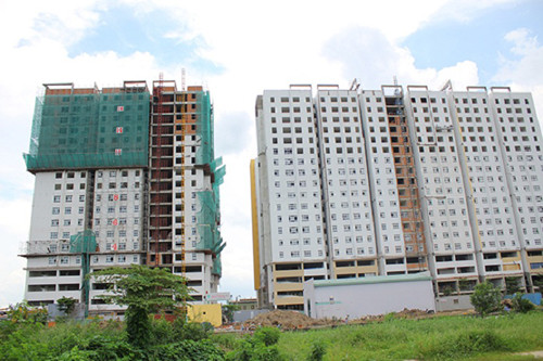 Các dự án chạy đua tiến độ để giao nhà trước 1/6. Các dự án chạy đua tiến độ để giao nhà trước 1/6.