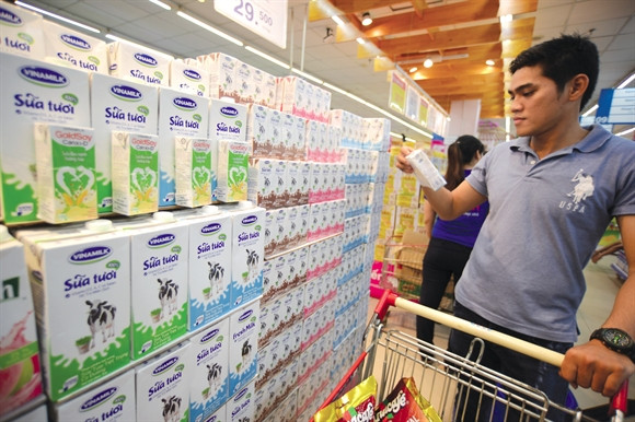 Năm 2015, Vinamilk dành hơn 6.000 tỉ đồng để chia cổ tức, tăng gấp rưỡi so với năm trước đó - Ảnh: Linh Phạm