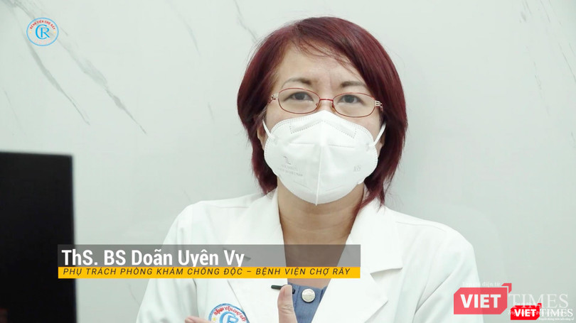 ThS.Bs Doãn Uyên Vy, Phụ trách Phòng khám Chống độc Bệnh viện Chợ Rẫy