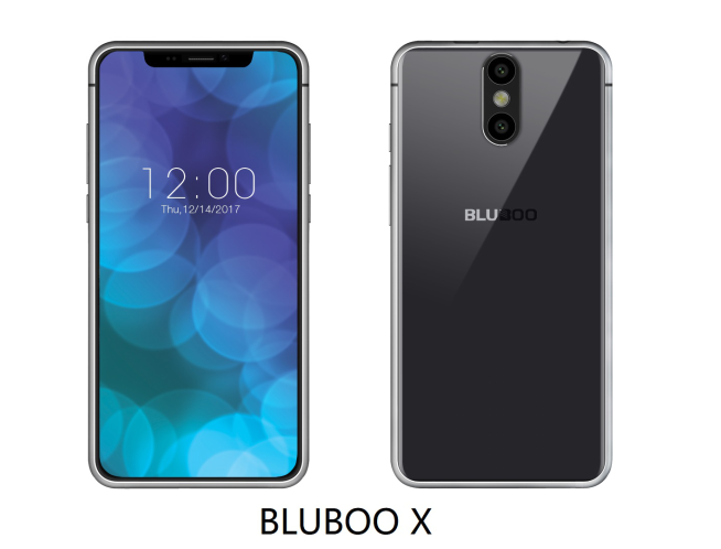 BLUBOO sản xuất smartphone kiểu dáng như iPhone X ảnh 1