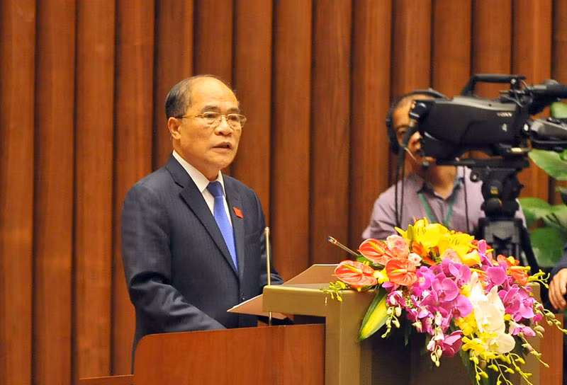 Chủ tịch QH Nguyễn Sinh Hùng: QH khóa 13 hoàn thành công việc đồ sộ về lập pháp