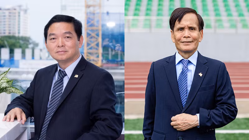 Nhà sáng lập HBC Lê Viết Hải (trái) và ông Nguyễn Công Phú - Thành viên HĐQT Nhà sáng lập HBC Lê Viết Hải (trái) và ông Nguyễn Công Phú - Thành viên HĐQT