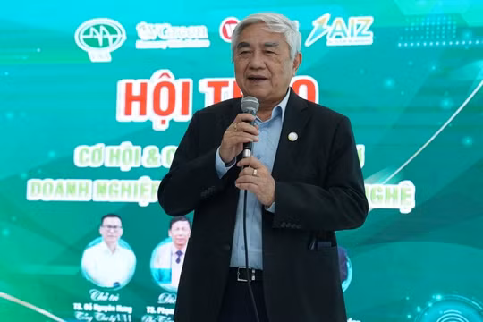 TS Nguyễn Quân, nguyên Bộ trưởng Bộ KH&CN, Chủ tịch Hội Tự động hóa Việt Nam.