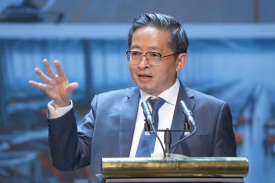 Chủ tịch CT Group Trần Kim Chung phát biểu tại hội nghị.