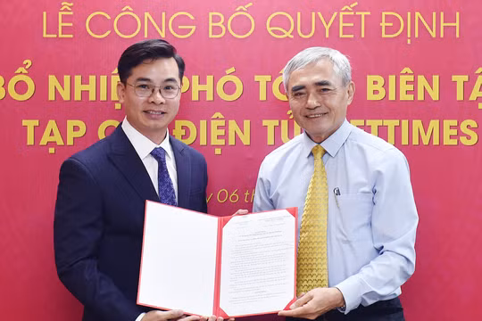 Nhà báo Nguyễn Bá Chiêm làm Phó Tổng Biên tập Tạp chí điện tử VietTimes