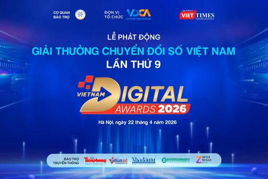 Ngày mai, 22/4 phát động giải thưởng chuyển đổi số Việt Nam lần thứ 9