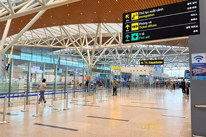 Một góc Nhà ga hành khách quốc tế Đà Nẵng (T2), do AHT vận hành.