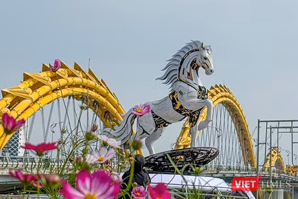 Linh vâth Kim Mã 4.0 sẽ được trưng bày ở khu vực sân vỉa hè trước cầu chữ T, đường Bạch Đằng.