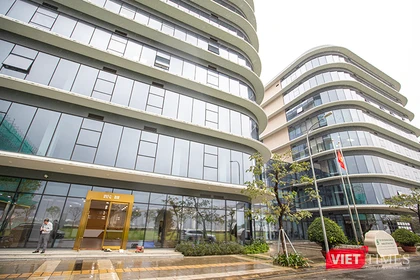 Trụ sở Trung tâm Tài chính quốc tế Đà Nẵng tại Công viên phần mềm số 2.