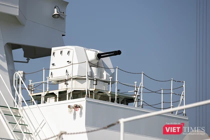 Tàu tuần dương Akitsushima (PLH-32) của Lực lượng Bảo vệ Bờ biển Nhật Bản tại cảng Tiên Sa, Đà Nẵng