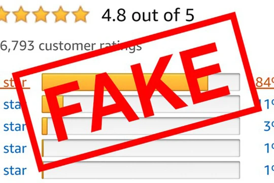 Amazon tràn ngập đánh giá giả