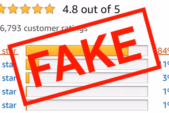 Amazon tràn ngập đánh giá giả