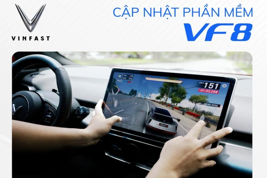 VinFast triển khai cập nhật phần mềm FRS 8.7.9.1 cho ô tô điện VF 8