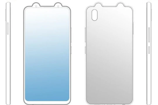 Vivo với thiết kế tai thỏ nhô hẳn ra ngoài