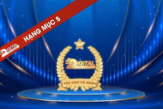 Giải thưởng Việt Nam Digital Awards 2025 lần đầu tiên tôn vinh cá nhân