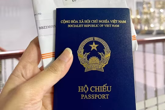 Mẫu hộ chiếu mới chưa gắn chip điện tử