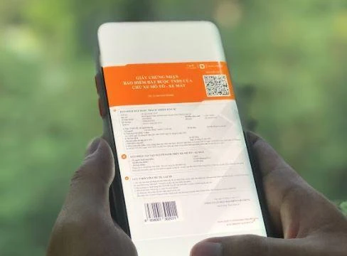 Cấp chứng nhận bảo hiểm trách nhiệm dân sự dưới dạng điện tử